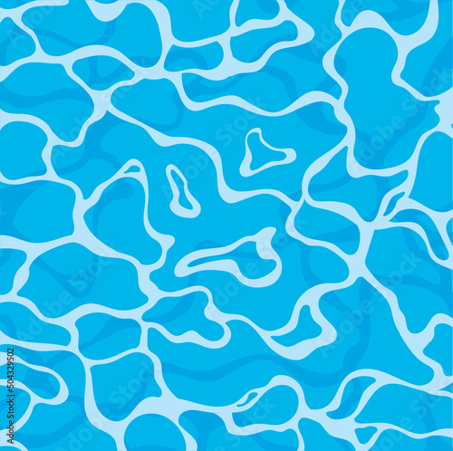 Texture of water. Blue water texture background in vector illustration