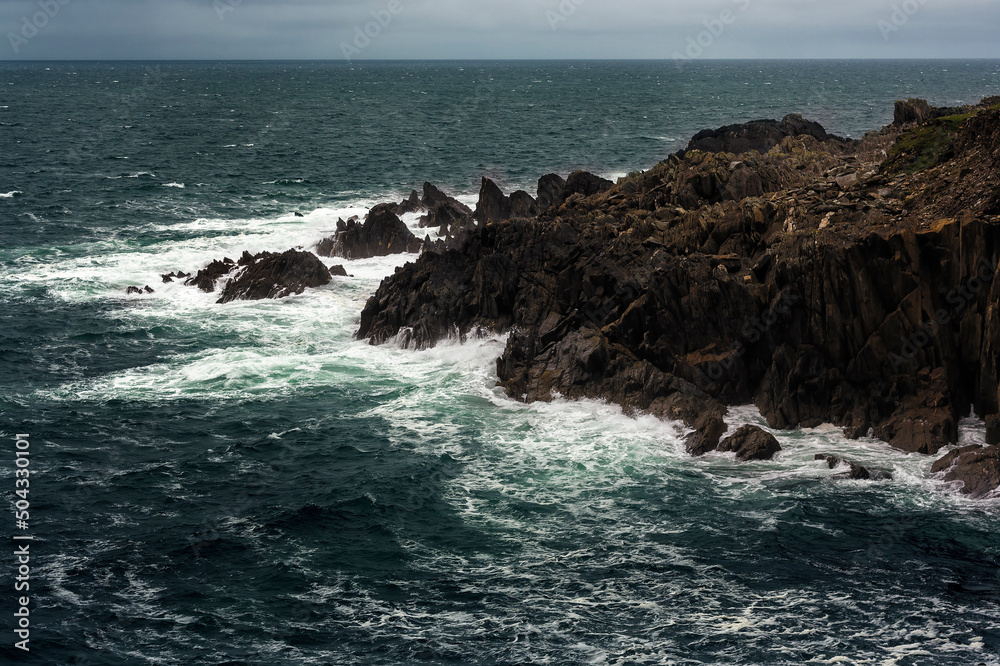 Wild cliffs on Achill island in Ireland Wild cliffs on Achill island in Ireland