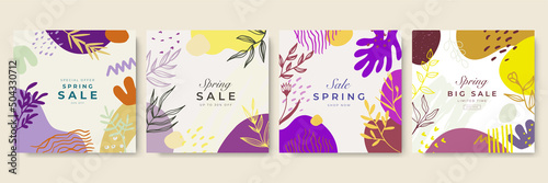 Trendy editable template for social networks stories, vector illustration. Design backgrounds for social media.