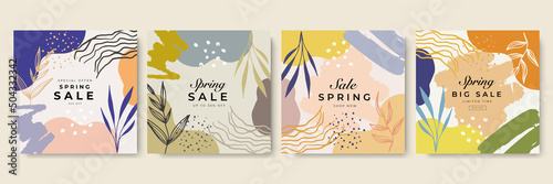 Tropical golden leaves vector illustration set. Exotic luxury abstract gold palm tree leaf, minimal foliage of tropic summer island, vertical floral modern template background for social media stories