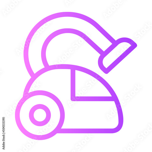 vacuum cleaner gradient icon