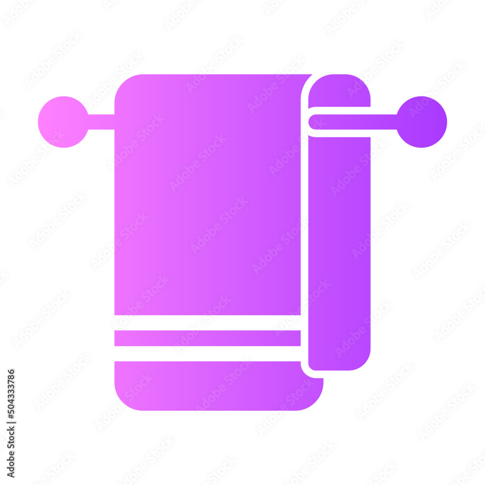towel gradient icon