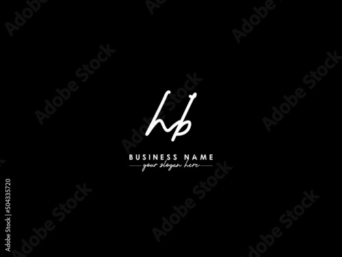 Signature HB Logo Icon, Letter Hb bh Signature Logo Icon Vector For all kind of use