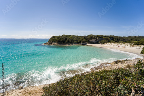 Paysage de Corse - sud - plage pr  s de Bonifacio