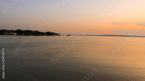 the view at the Kalianget Harbor in the afternoon