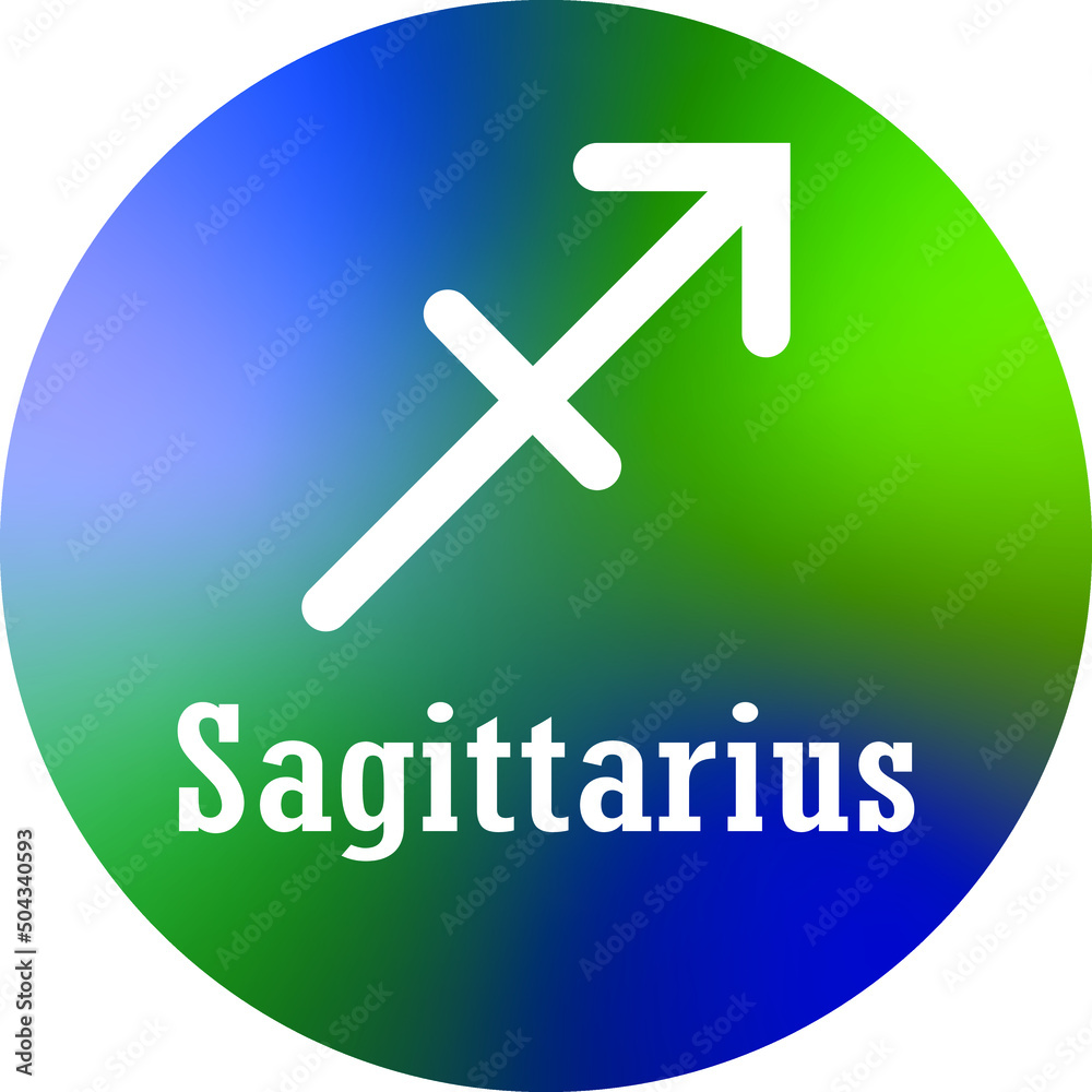 Sagittarius Zodiac sign or symbol vector illustration. Sagittarius Zodiac sign or symbol vector illustration.