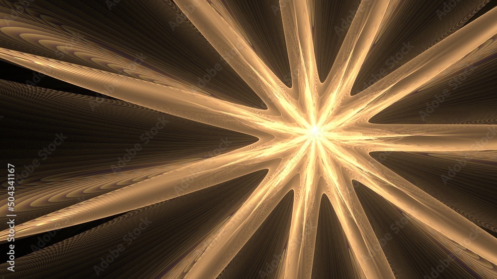 Beautiful abstract background for art projects, cards, business, posters. 3D illustration, computer-generated fractal