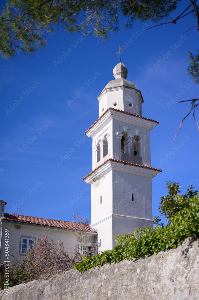 Saint Paul Monastery in Cres on a sunny day in spring
