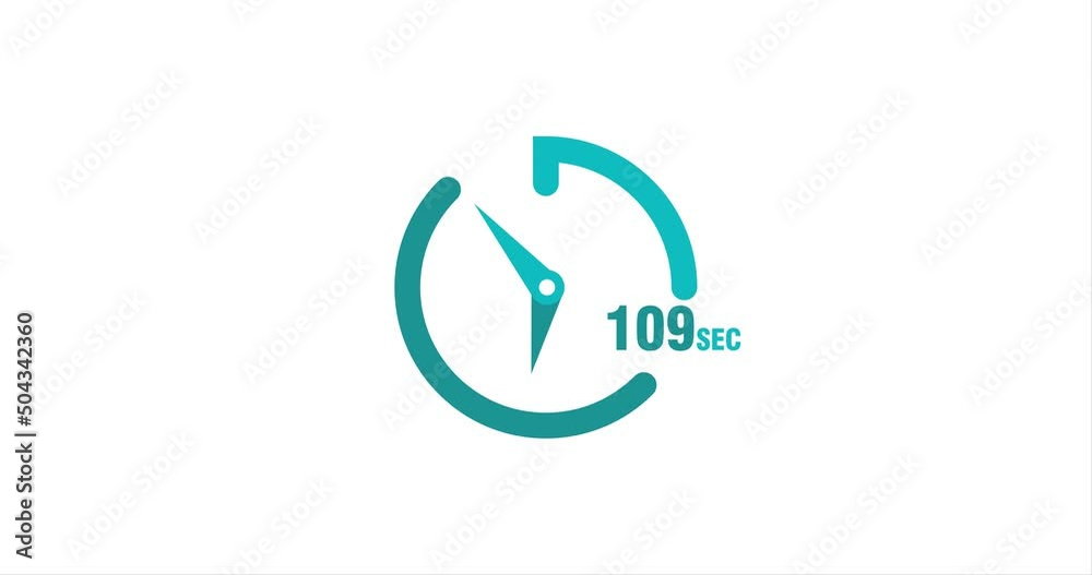 109 seconds timer clocks modern animation design 109 seconds timer clocks modern animation design