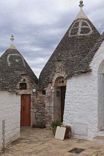 Trulli houses in Alberobello, Italy