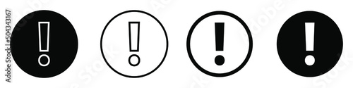 Problem icon vector set. challenge illustration sign collection. danger symbol or logo.