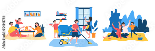 Family Routine Design Concept