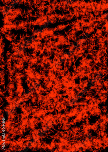 blood-red streaks on a black background. Abstract watercolor background