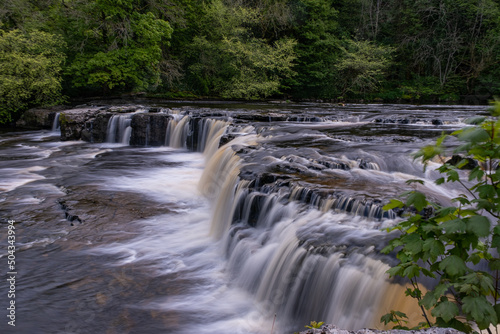 Upper falls at Aysgarth in Yorkshire