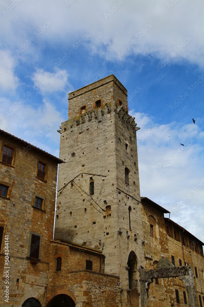 Torre del Diavolo in San Gimignano, Tuscany, Italy 