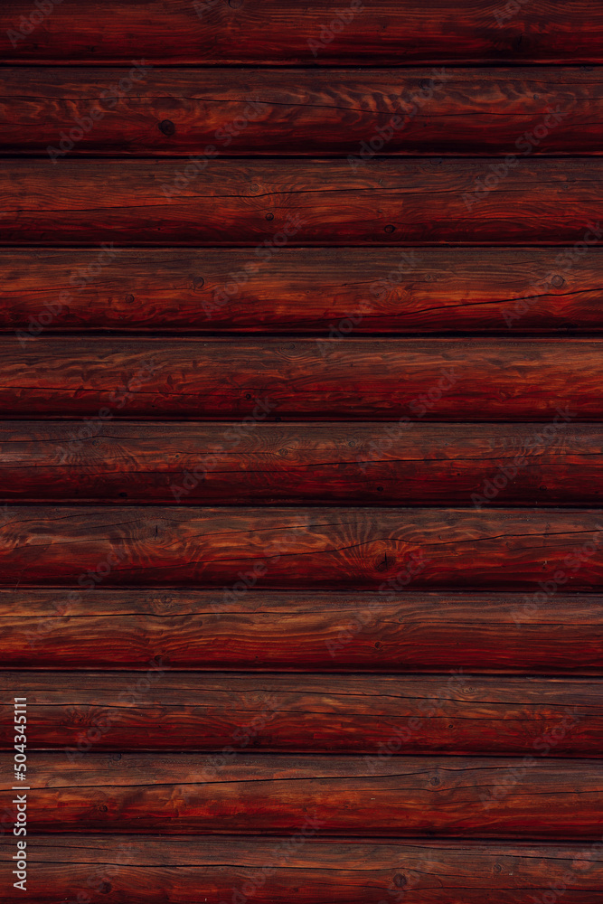 brown wooden background with foliage