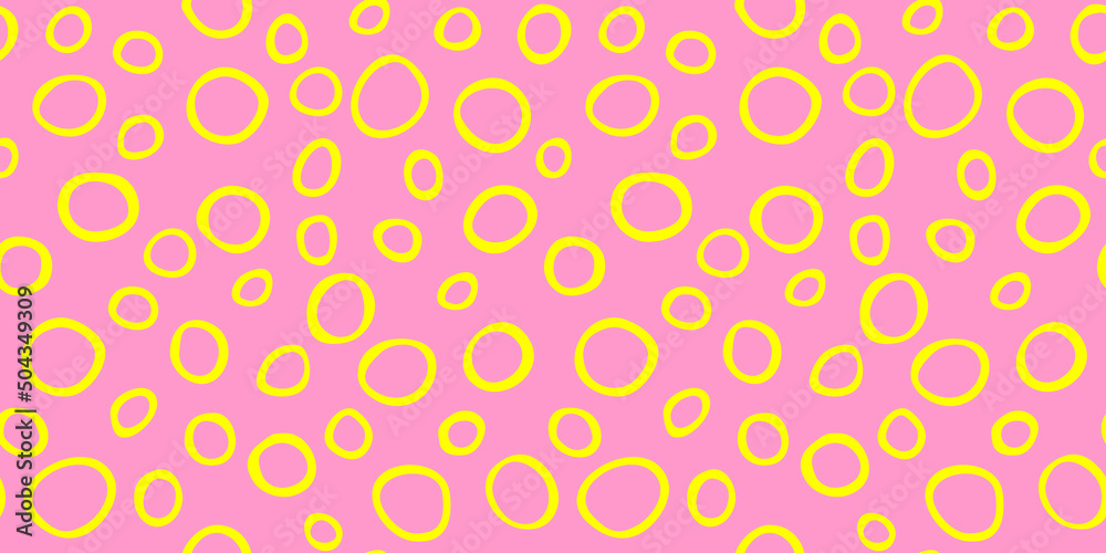 Spotty abstract vector seamless pattern. Random rings, dots, circles, spots, stains, bubbles, stones. Design for fabric, funny cute print. Irregular random texture. Repetitive graphic background. Spotty abstract vector seamless pattern. Random rings, dots, circles, spots, stains, bubbles, stones. Design for fabric, funny cute print. Irregular random texture. Repetitive graphic background.