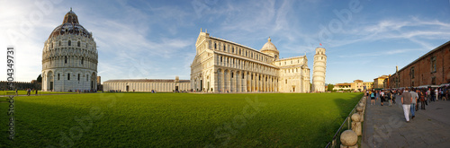 Fotografia Pisa Tower Cathedral Panorma Italy