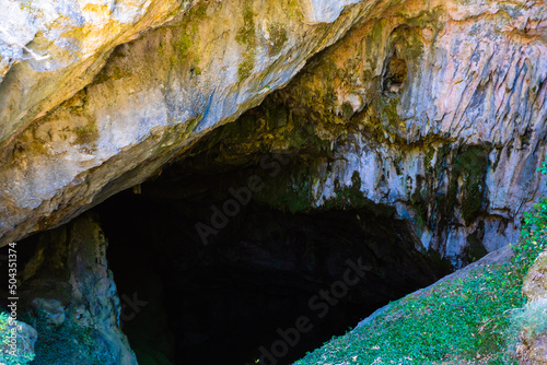 Dikteo Andro Cave also known as birth place of Zeus in Crete, Greece photo