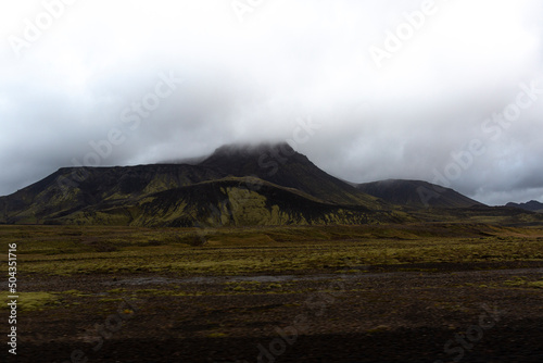 clouds in the mountains