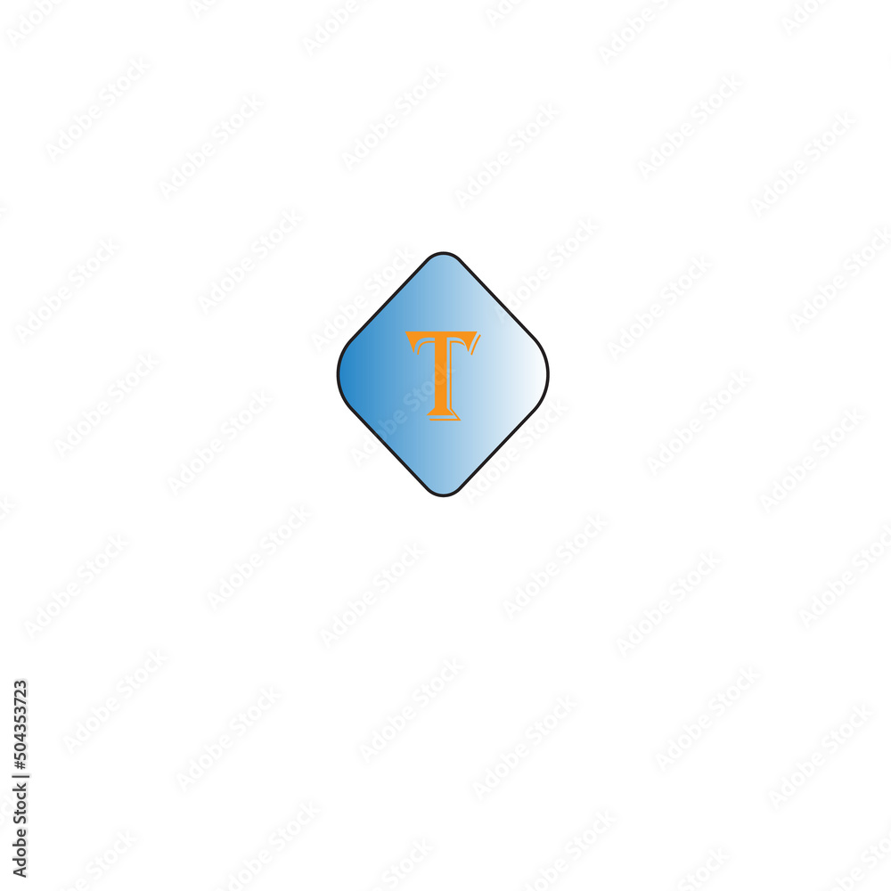T logo design on white background. Tletter design. T logo design on white background. Tletter design.