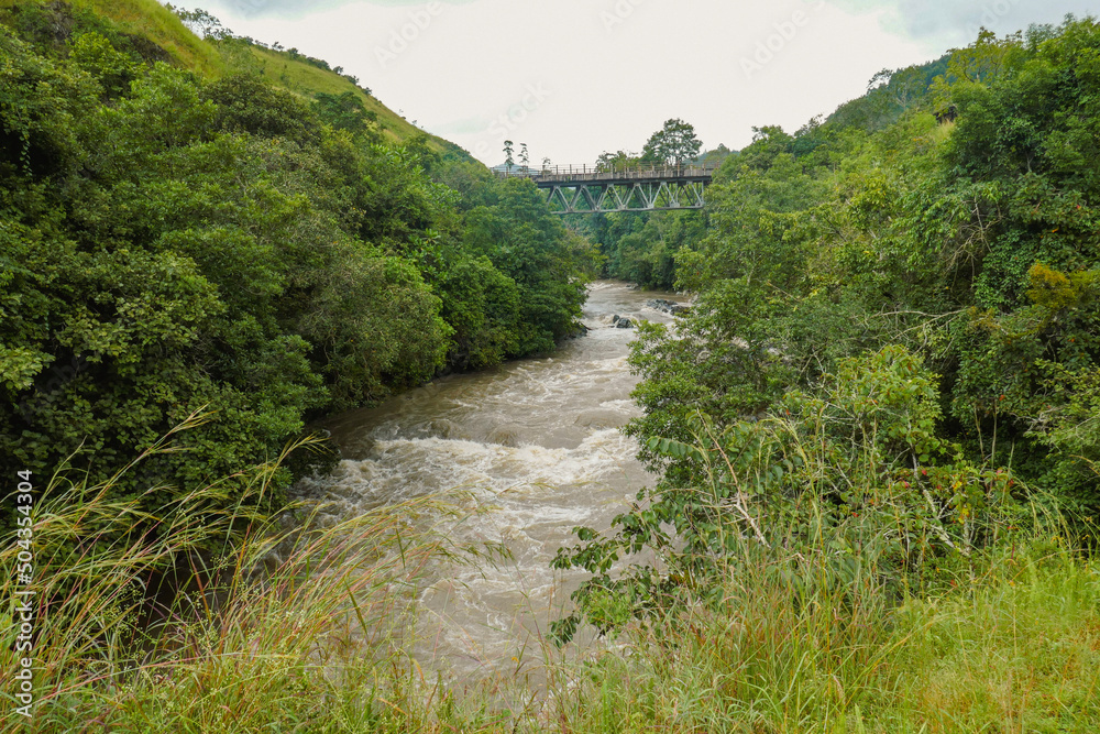 Sscenic view of Kiwirar River in Mbeya, Tanzania