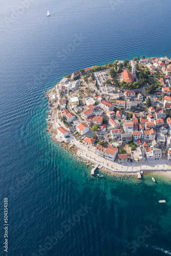 aerial view of the Croatia
