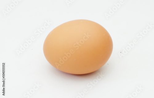 Egg - One egg isolated on a white background