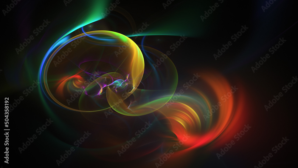 Abstract colorful rainbow fiery shapes. Fantasy light background. Digital fractal art. 3d rendering. Abstract colorful rainbow fiery shapes. Fantasy light background. Digital fractal art. 3d rendering.