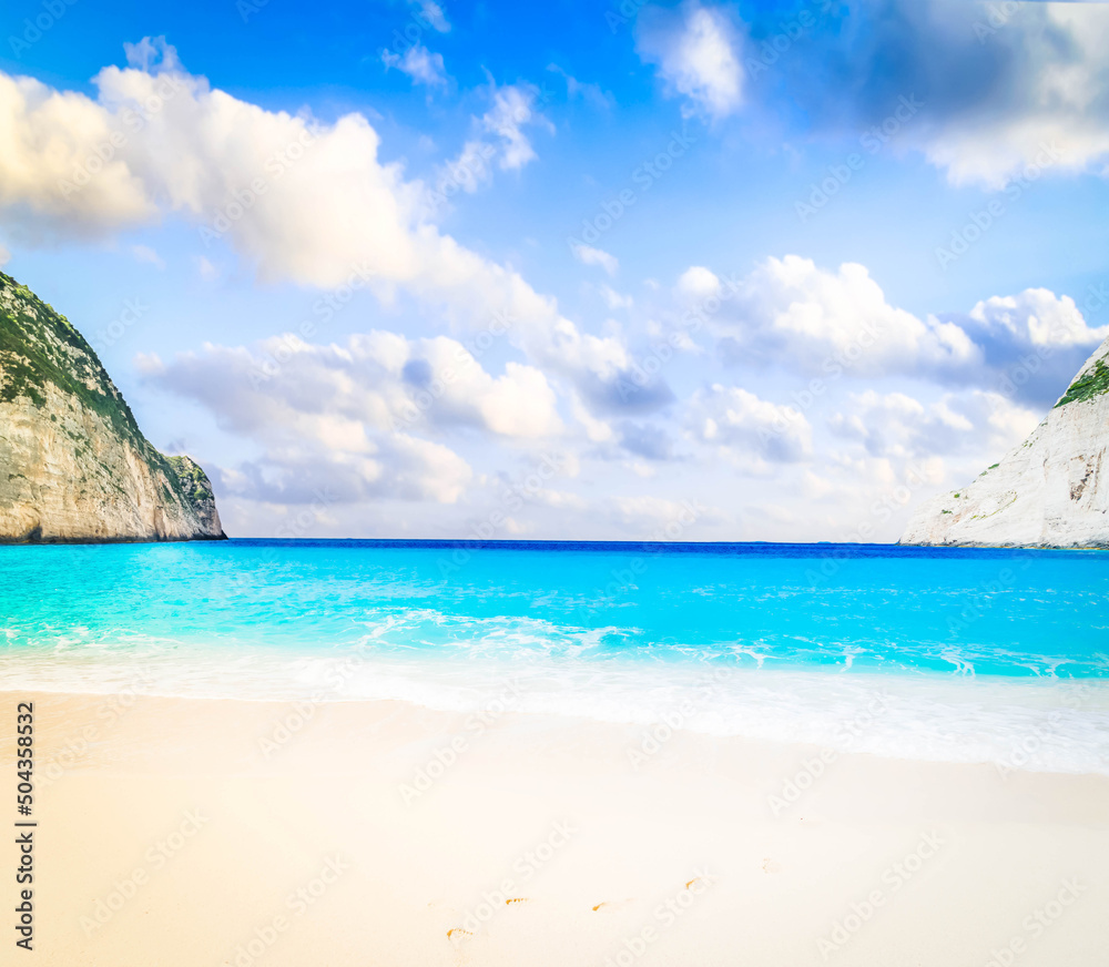 Beautiful lanscape of Zakinthos island