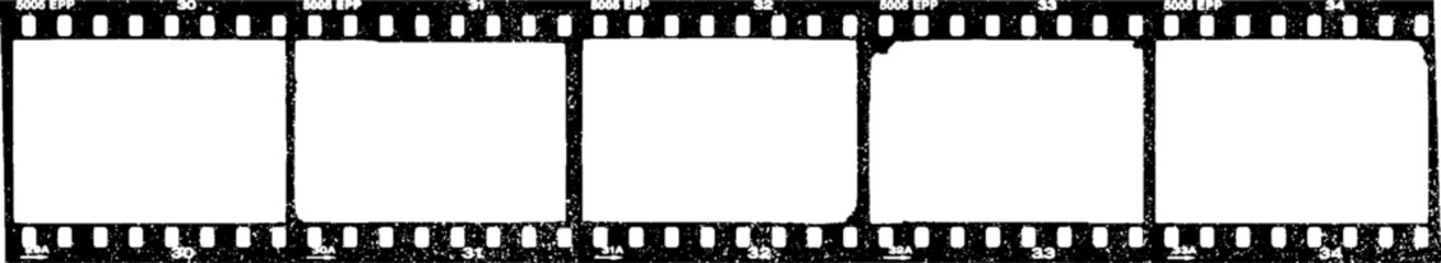film frame with a transparent background
