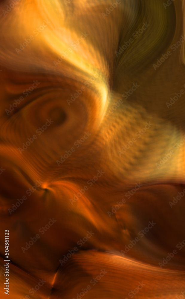 Obraz premium Abstract illustration of swirls with motion trails. Revolving flow stream of vibrat colorful whirl shapes.Background with curves and lines twist and twirl. Trippy wallpaper design. Ripples background.