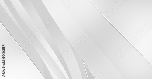 3d illustration. White curvy pattern surface.  Luxury relief texture wallpaper. Elegant backdrop. Abstract futuristic background. Minimalist geometric cover design. Warped white stripes.