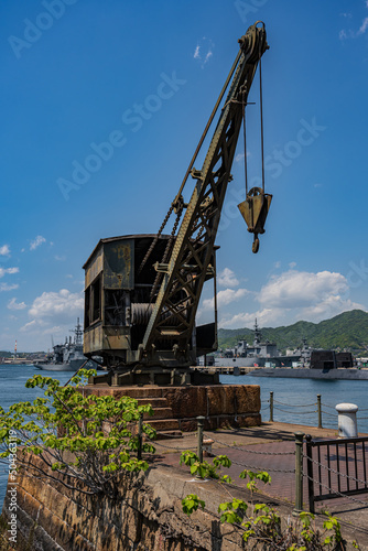 アレイからすこじま - 魚雷積載用クレーン