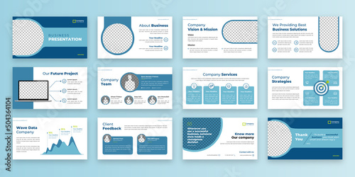 Business Marketing Slide Presentation Template