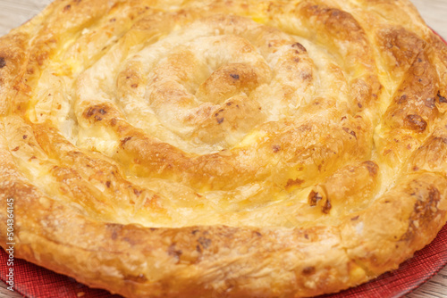homemade pita, traditional balkan pastry