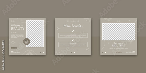Cosmetic Social Media Post Template