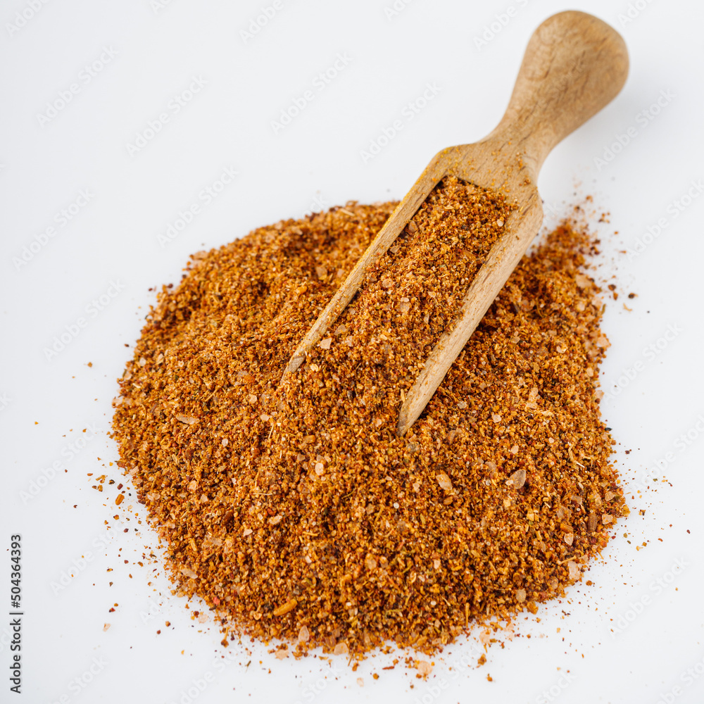 svanetian salt on a white acrylic background svanetian salt on a white acrylic background