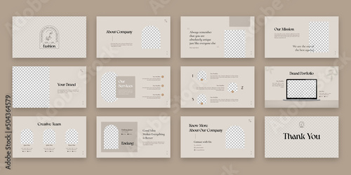 Fashion Minimalist Presentation Template