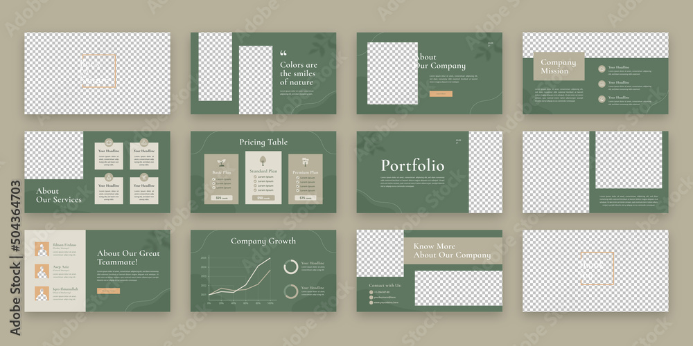 Tropical Nature Business Presentation Template Tropical Nature Business Presentation Template