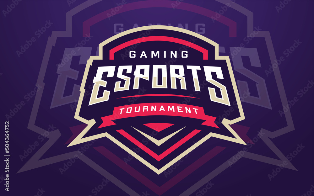 Professional Esports Logo Template for Game Team or Gaming Tournament Professional Esports Logo Template for Game Team or Gaming Tournament
