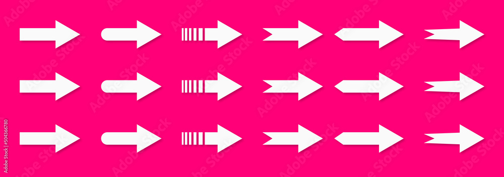 Arrow set icon. Colorful arrow symbols. Arrow isolated vector graphic elements. arrow, arrows, arrow set, Arrow set icon. Colorful arrow symbols. Arrow isolated vector graphic elements. arrow, arrows, arrow set,