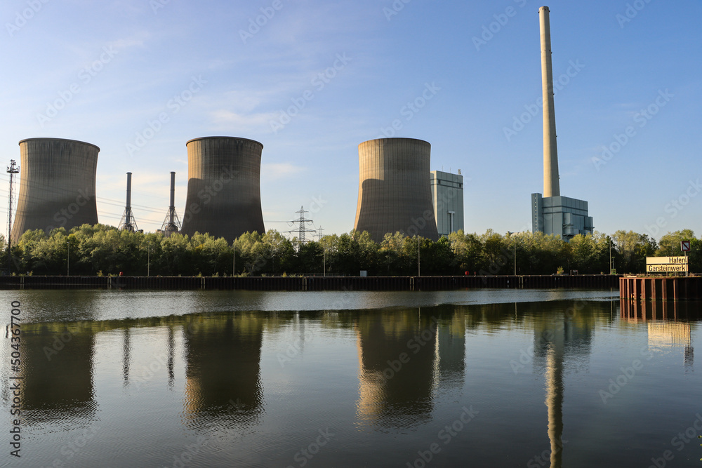 Kraftwerk Gersteinwerk am Datteln-Hamm-Kanal in Werne Kraftwerk Gersteinwerk am Datteln-Hamm-Kanal in Werne