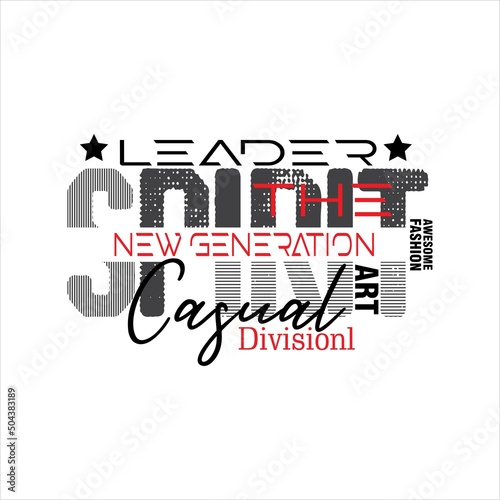 spirit art new generation Premium Vector illustration of a text graphic. suitable screen printing and DTF for the design boy outfit of t-shirts print, shirts, hoodies baba suit, kids cottons, etc.