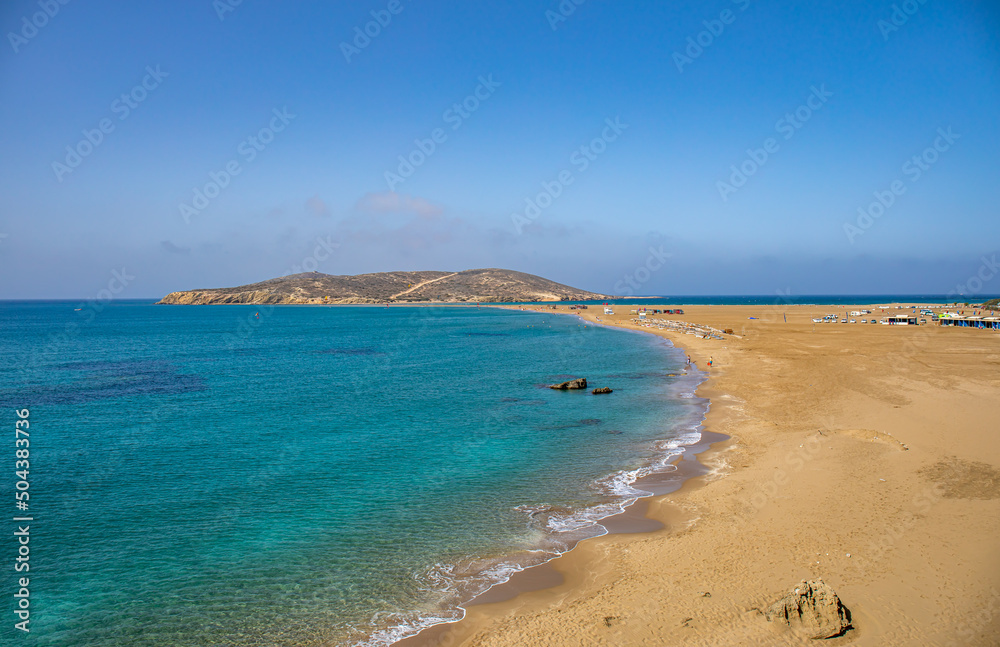 Macheria beach on Rhodos island, Dodecanese islands, Greece