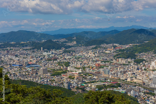 稲佐山展望台から見た長崎の街並み © yoshitani