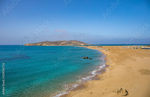Macheria beach on Rhodos island  Dodecanese islands  Greece