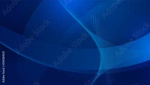 Vector 3D Illustration Geometric  Polygon  Line Triangle pattern shape with molecule structure. Polygonal with blue background. Abstract science  futuristic  network connection concept