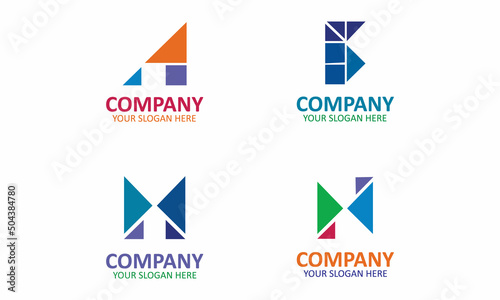 Free Download Creative Set Of Letter Logo Design - GFXLoad
