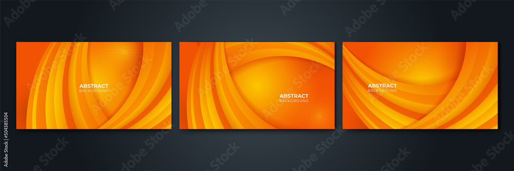 Abstract orange background. Geometric element design with dots decoration. Abstract orange background. Geometric element design with dots decoration.